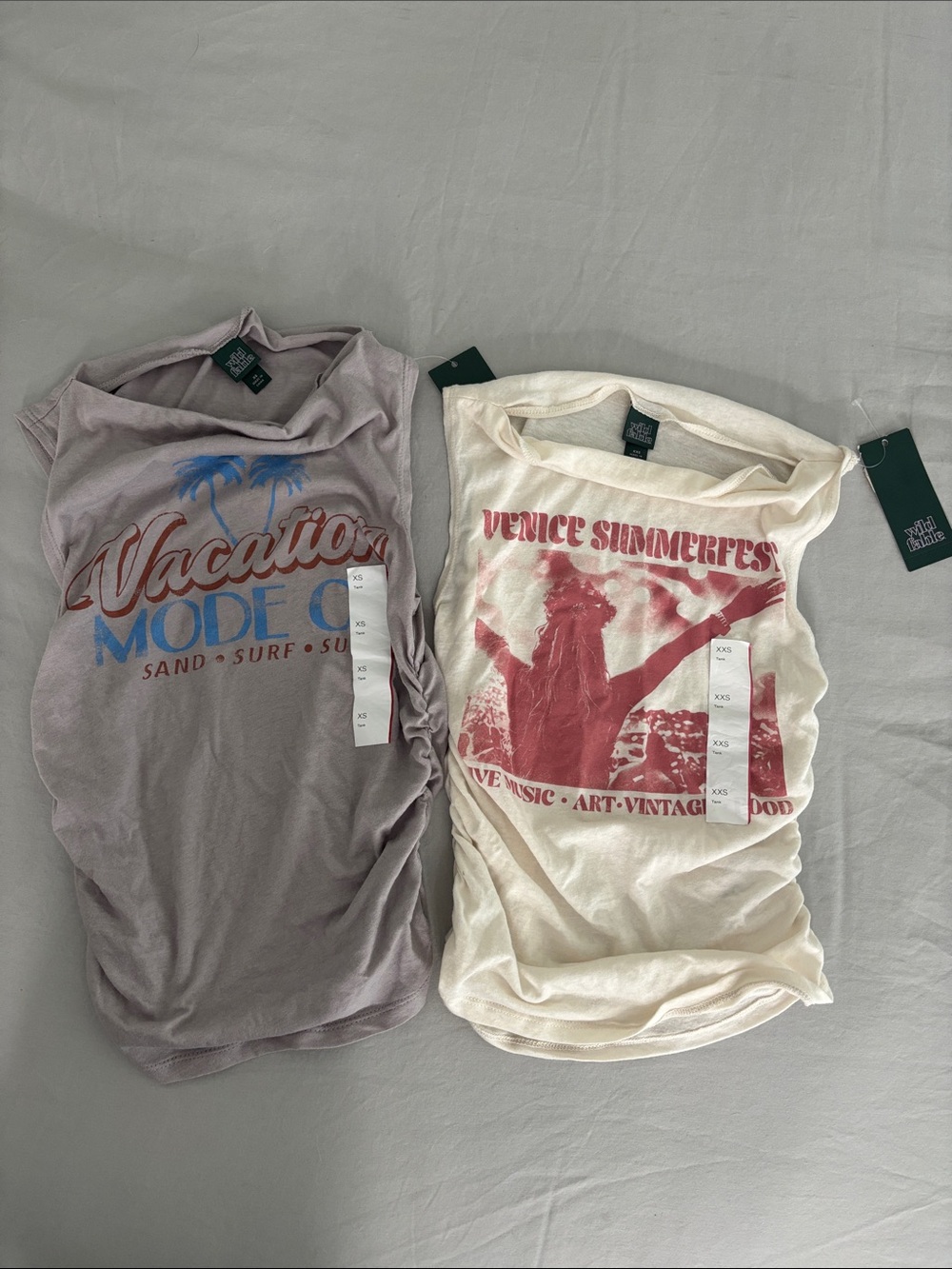 Wild Fable graphic tanks